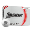 Srixon golf ball packaging with a white golf ball in front