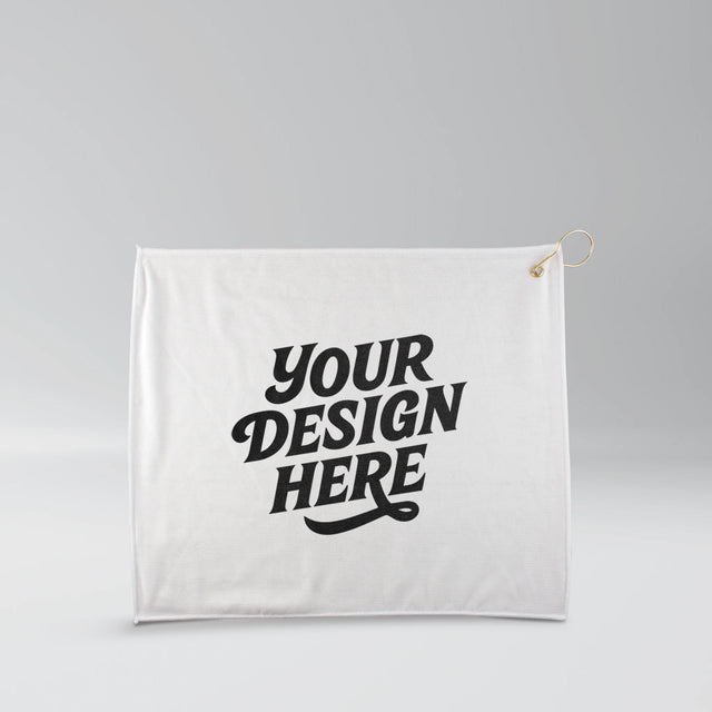 White custom Golf Towel (2-Pack)