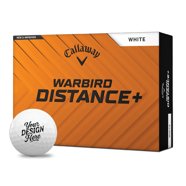 Custom Callaway Warbird Distance+ Golf Balls with personalization preview