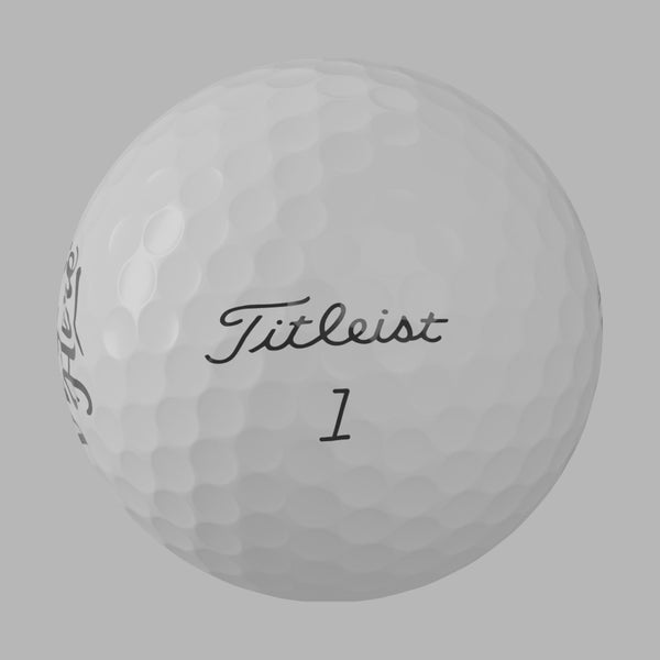 Titleist AVX Golf Balls (2026) animation showing the 0.875-inch personalization area.