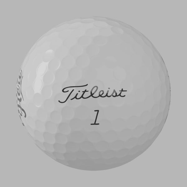 Titleist Pro V1 Golf Balls animation showing the 0.875-inch personalization area.