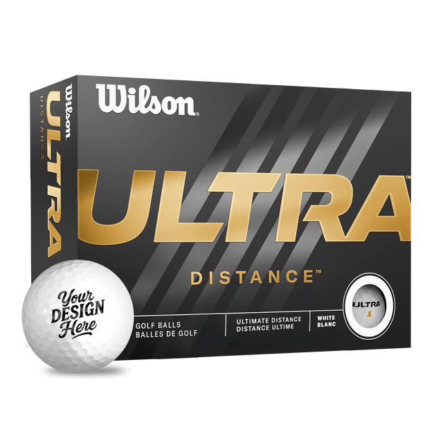 Custom Wilson Ultra Distance Golf Balls